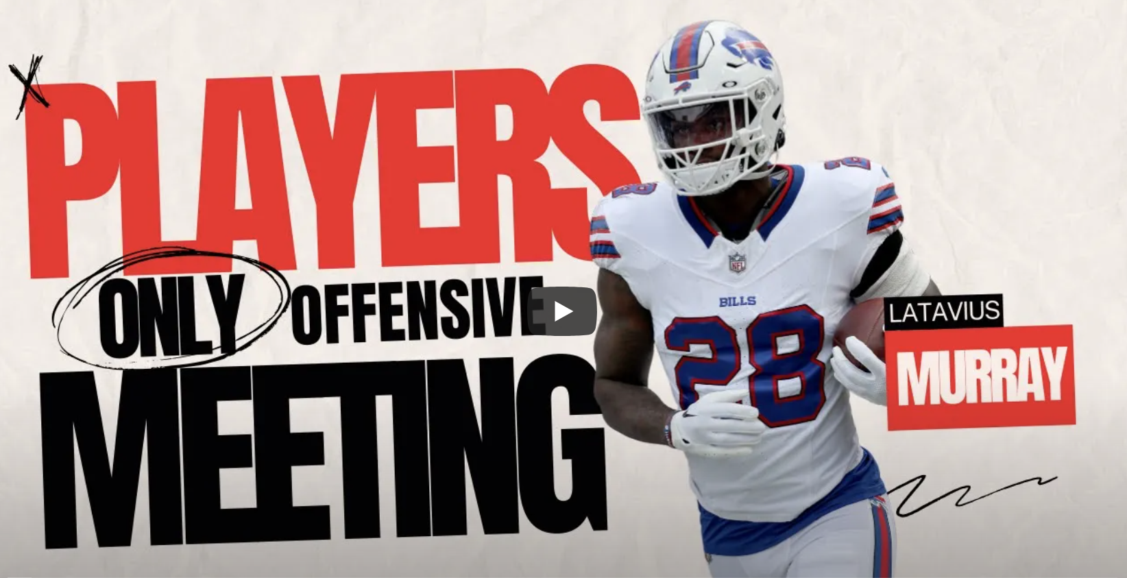 Bills Offense Has Players Only Meeting